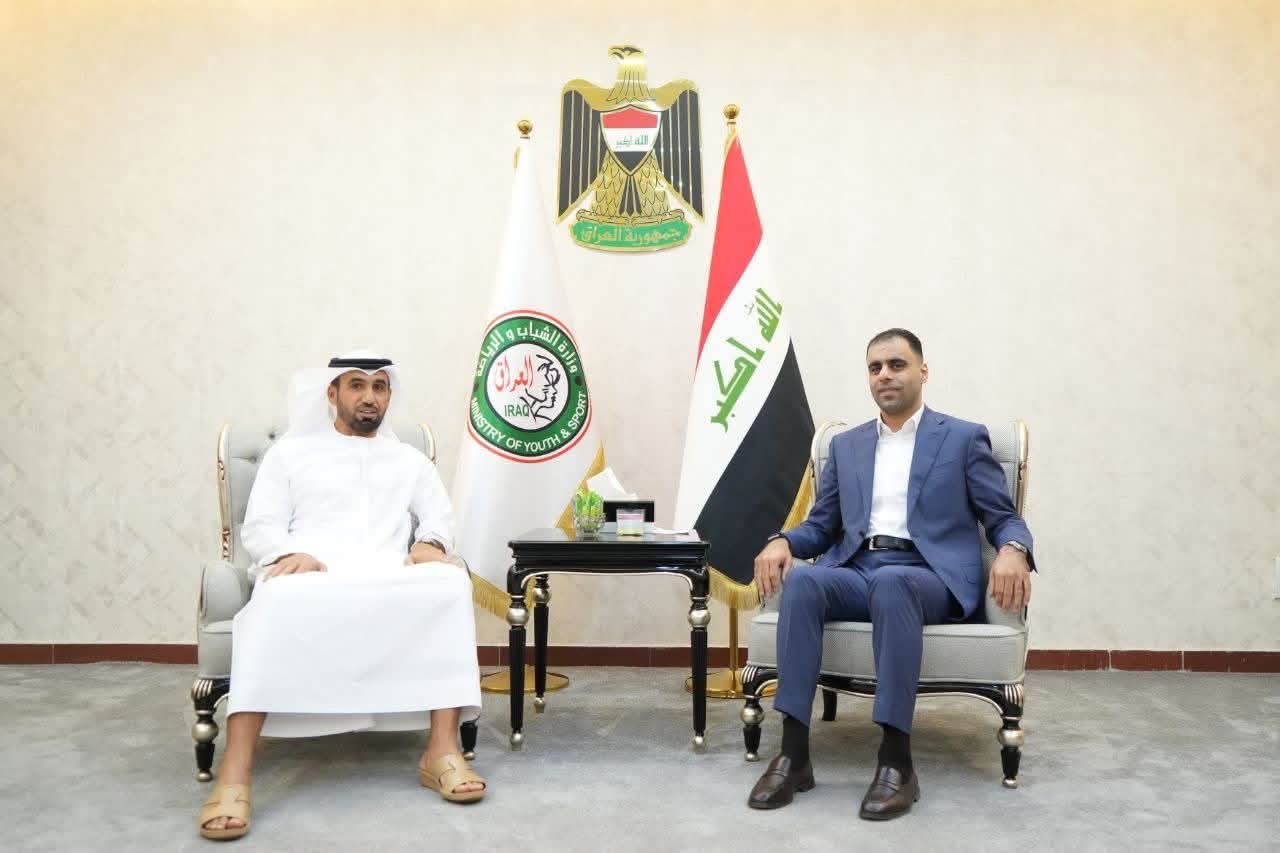 وزير الشباب والرياضة يبحث الشراكة الرياضية والشبابية مع نادي النصر الإماراتي