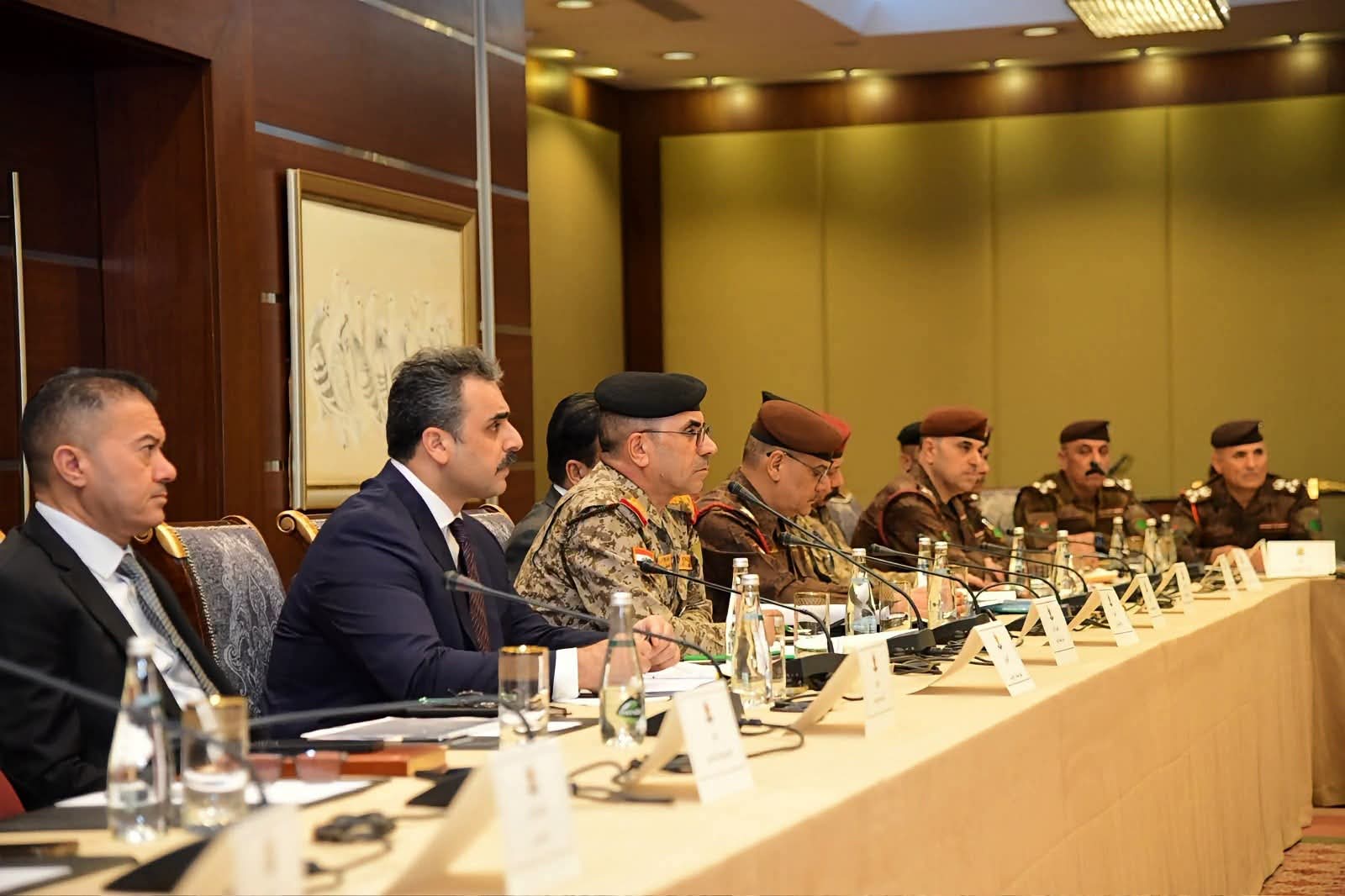 وفد امني رفيع يبحث مع  وزير داخلية اقليم كردستان  تعزيز التعاون والتنسيق المشترك 