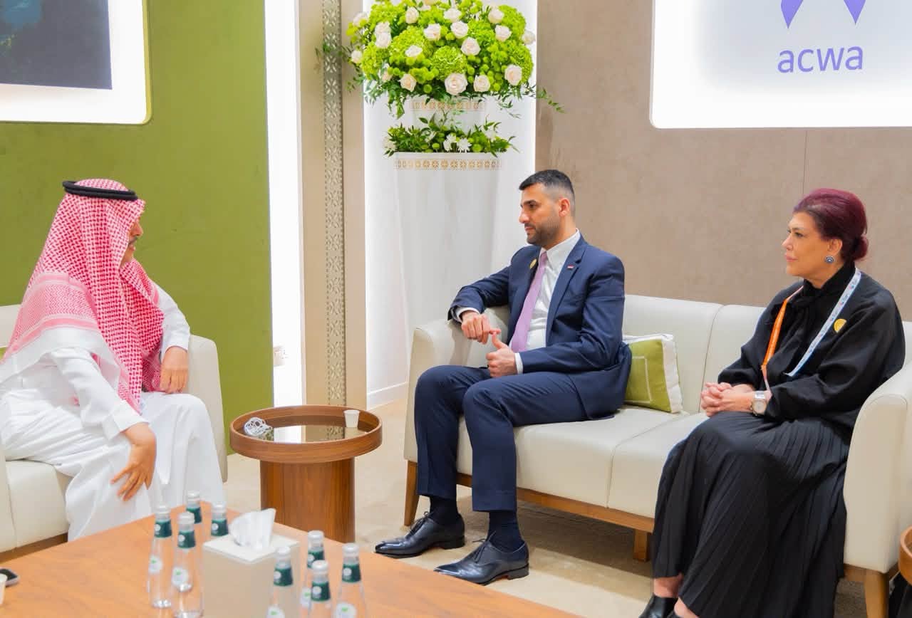 وزير الكهرباء يبحث مع (أكوا) السعودية مشروع محطة الطاقة الشمسية في النجف الأشرف